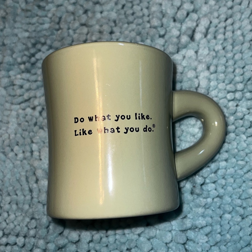 LAST CALL Life Is Good “Do What You Want To Do” Light Green Mug - Picture 4 of 7